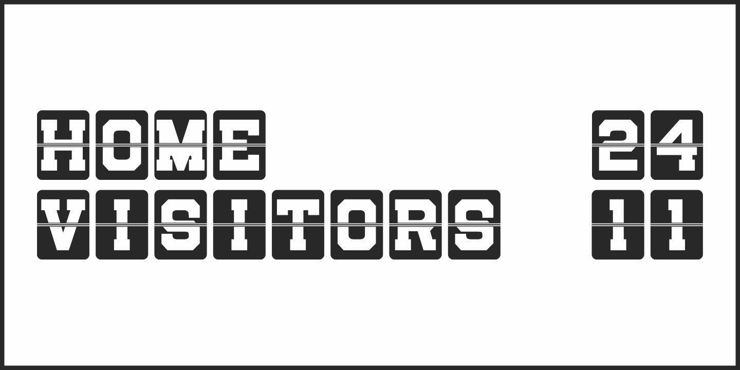 Sportsboard Font Poster #5