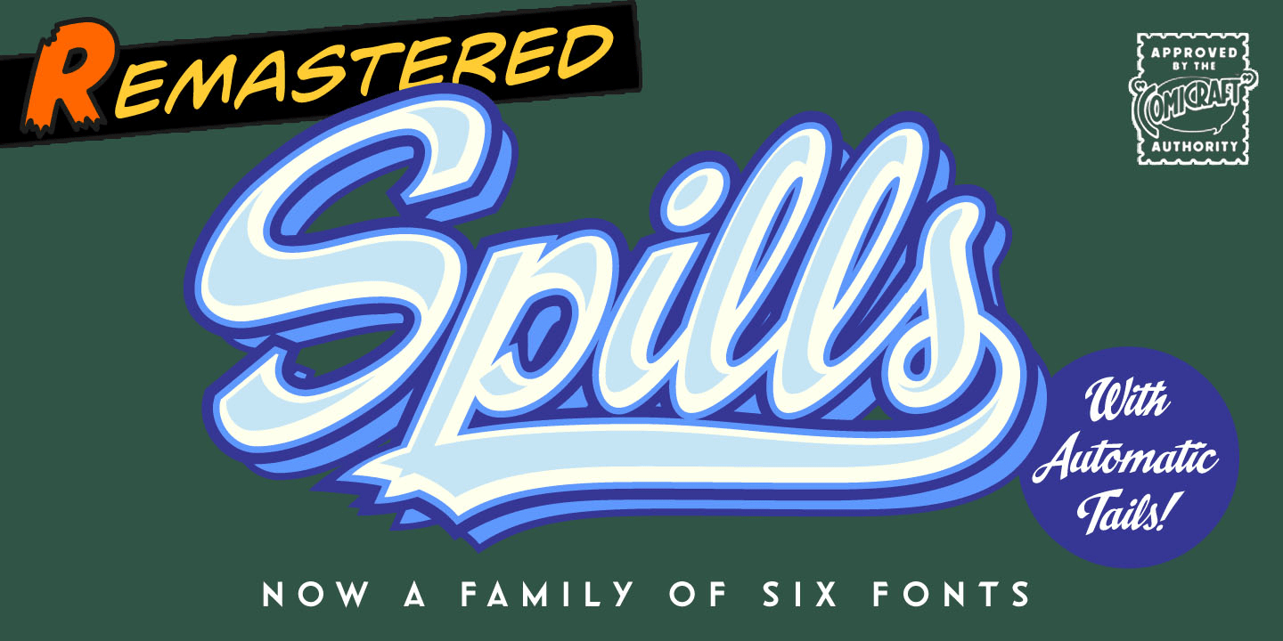 Spills Font Poster #1
