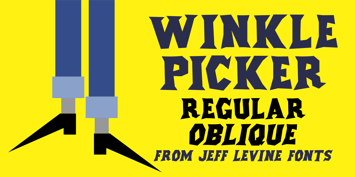 Winkle Picker Font Family Poster