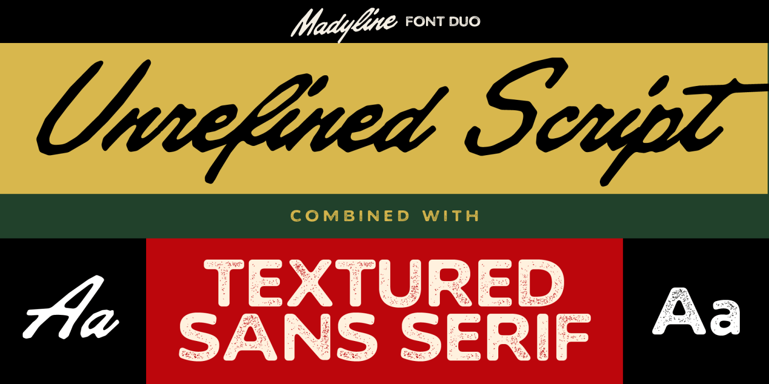Madyline Font Poster #2