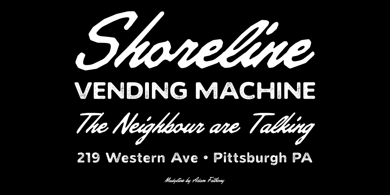 Madyline Font Poster #8