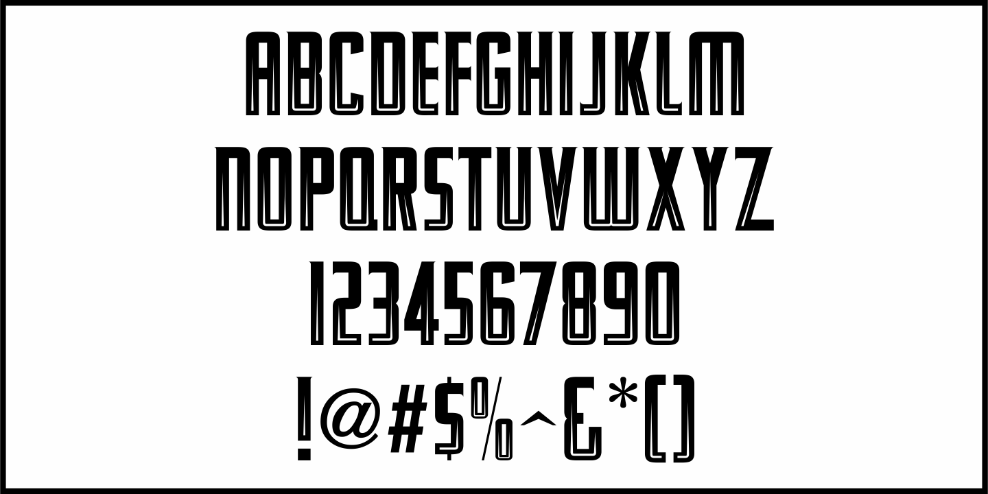 Coal Gas Font Poster #3