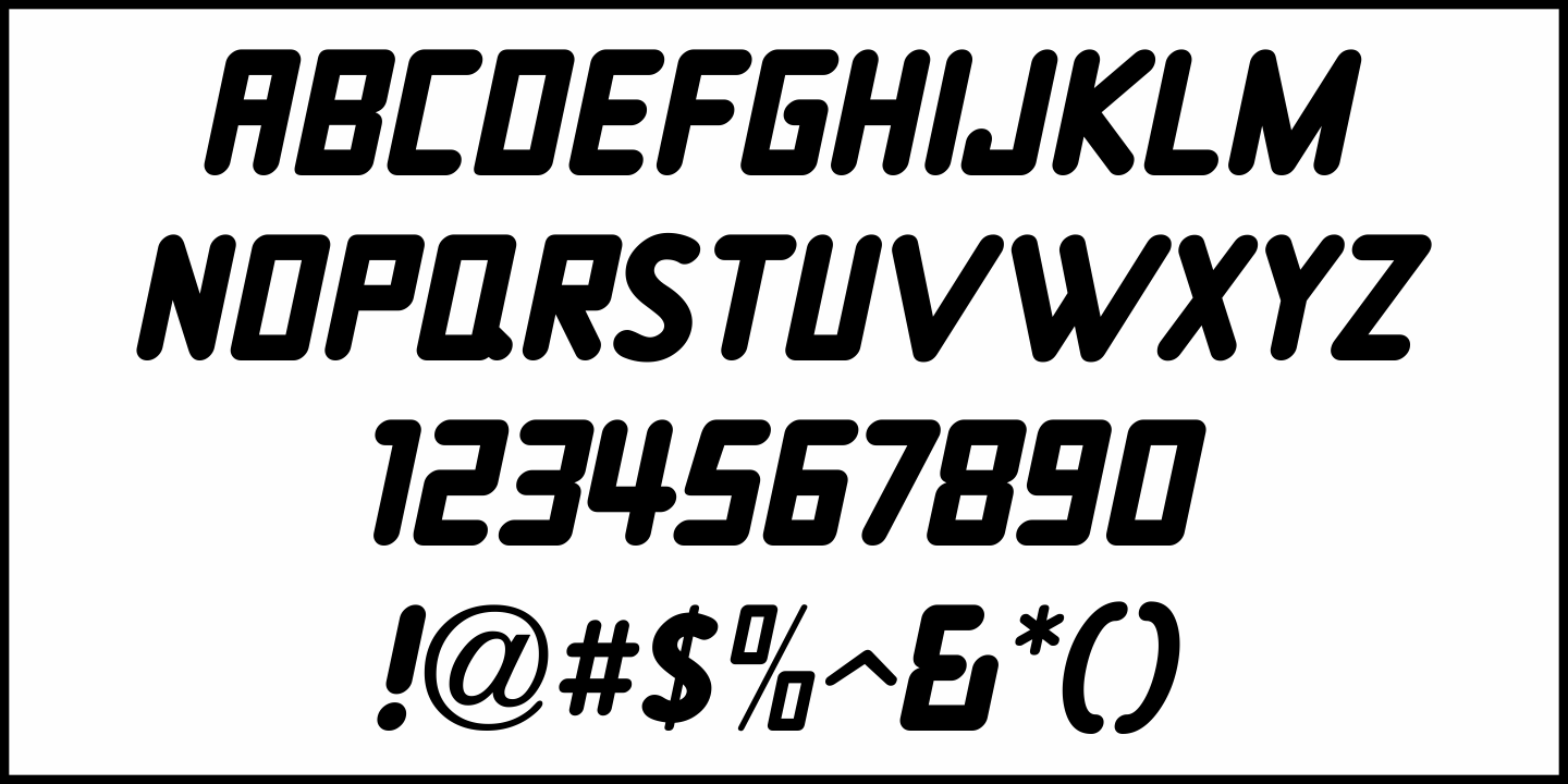 Bold Pen Lettering Font Poster #5