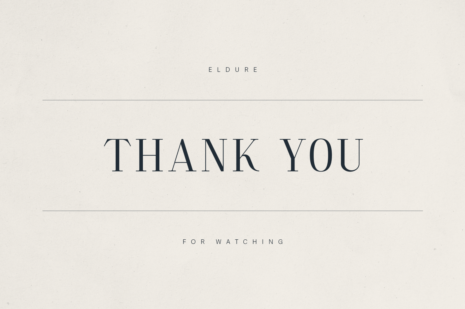 Eldure Font Poster #1