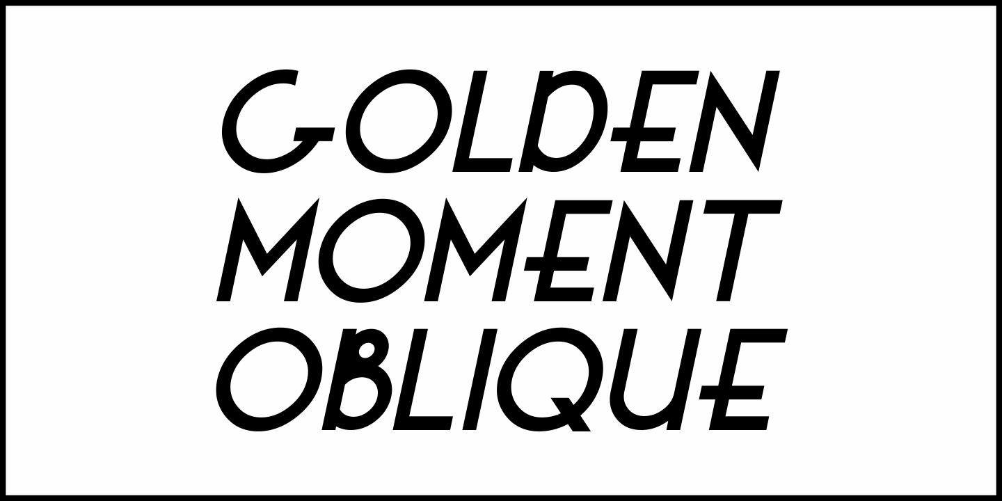 Golden Moment Font Poster #4