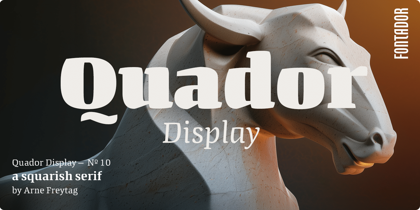 Quador Display Font Family