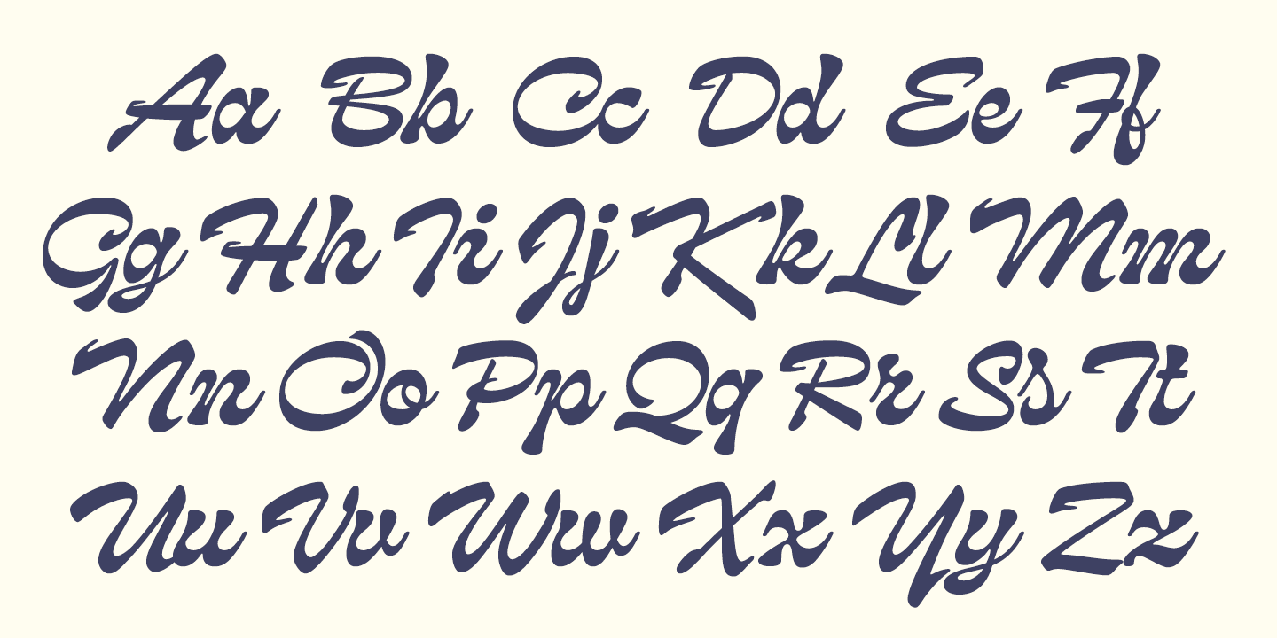 Pacific Tiger Font Poster #1