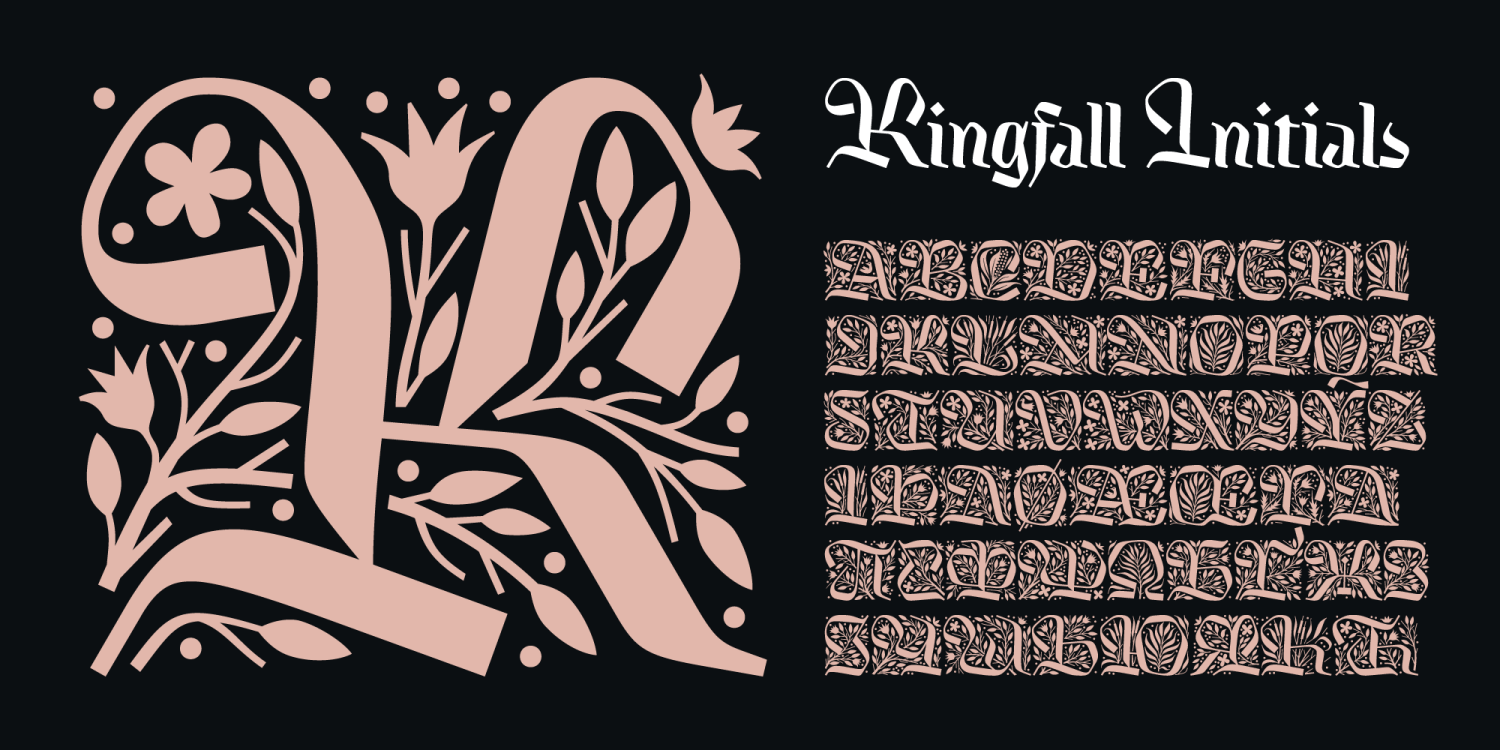 Kingfall Font Poster #1