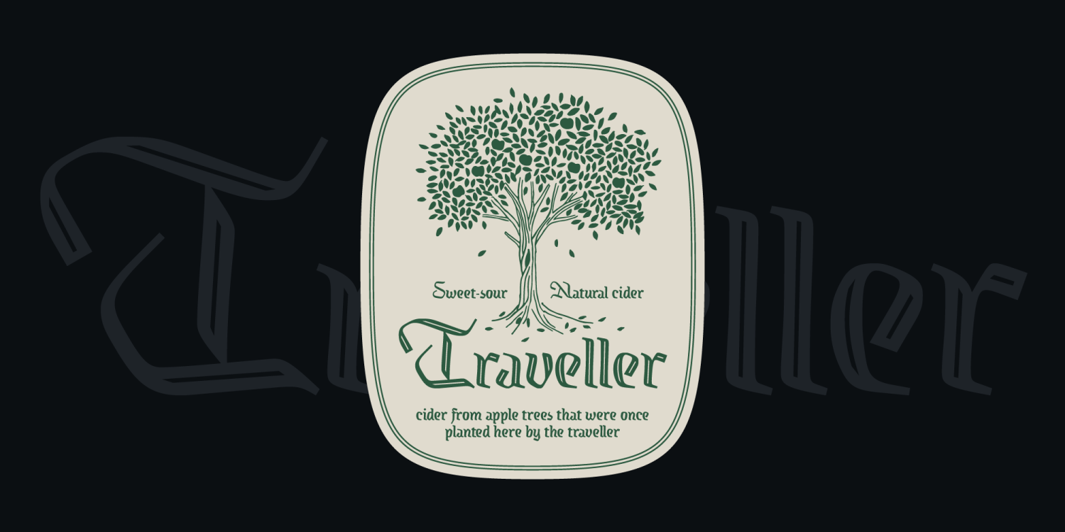 Kingfall Font Poster #1