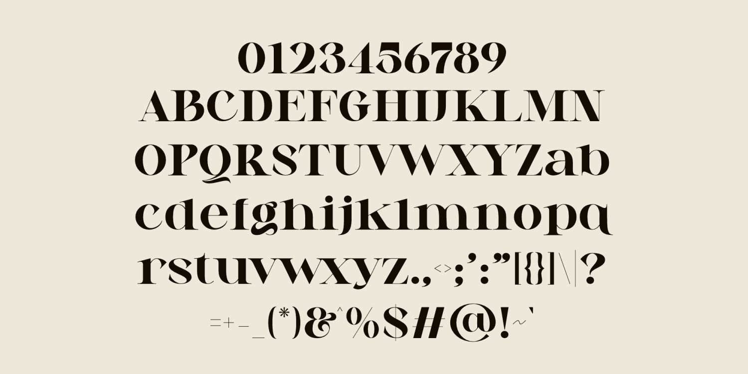 Bellise Font Poster #1