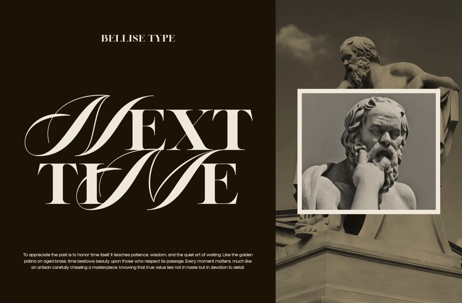 Bellise Font Poster #1