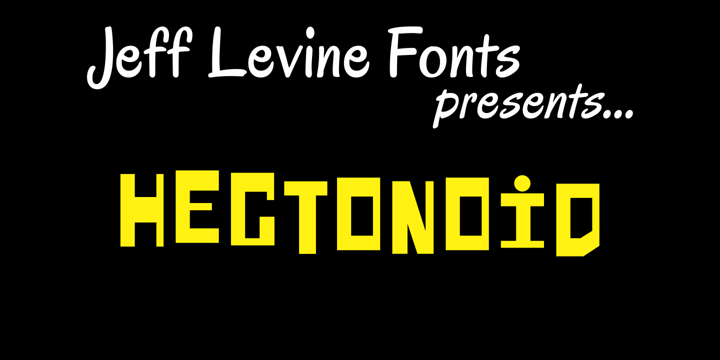 Hectonoid Font Poster #1