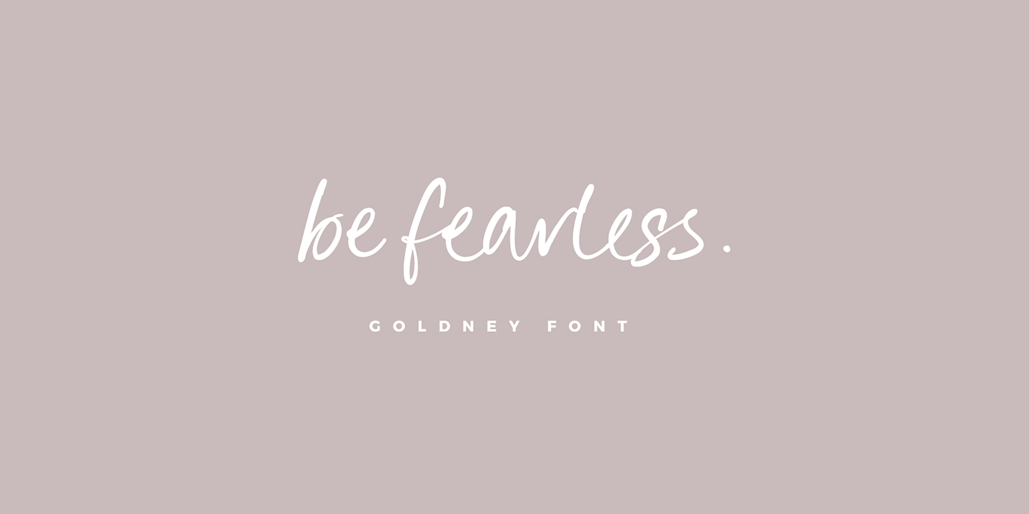 Goldney Font Poster #1