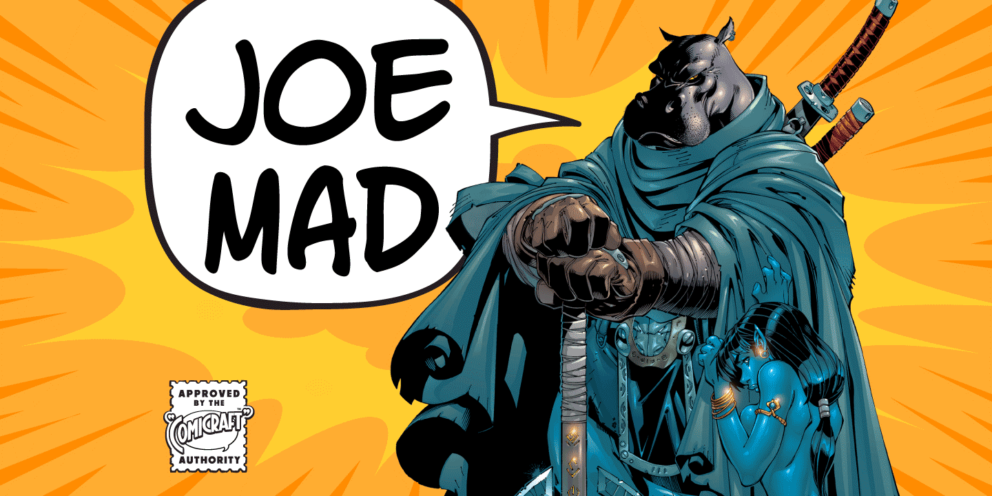 Joe Mad Font Poster