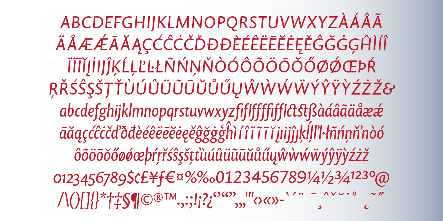 Prenton Regular & Italic Font Poster #1