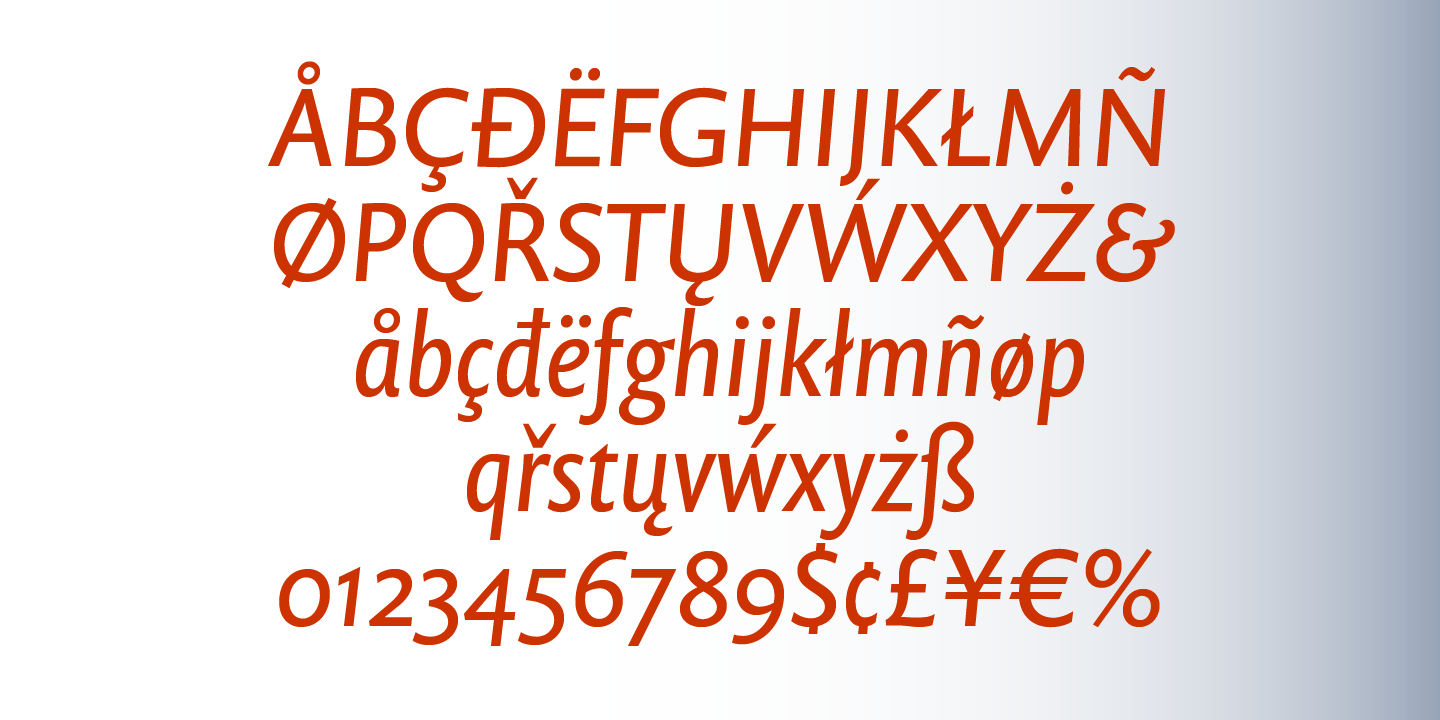 Prenton Regular & Italic Font Poster #1