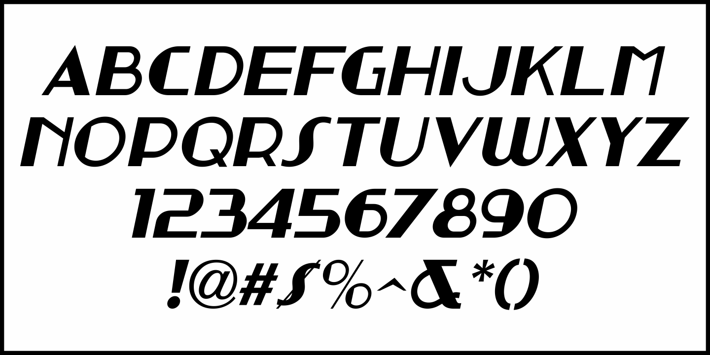 Steamship Font Poster #1