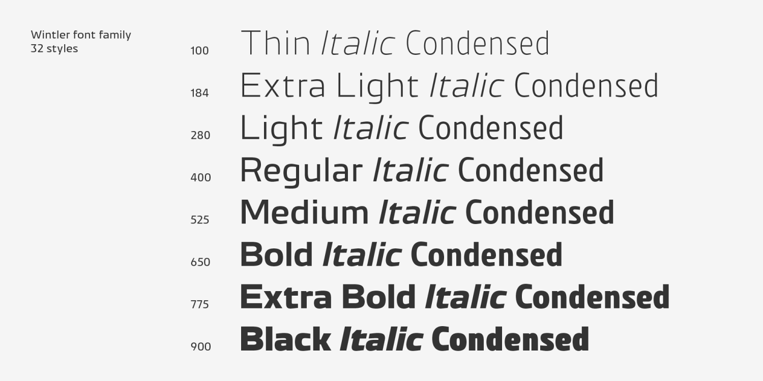 Wintler Font Poster #1