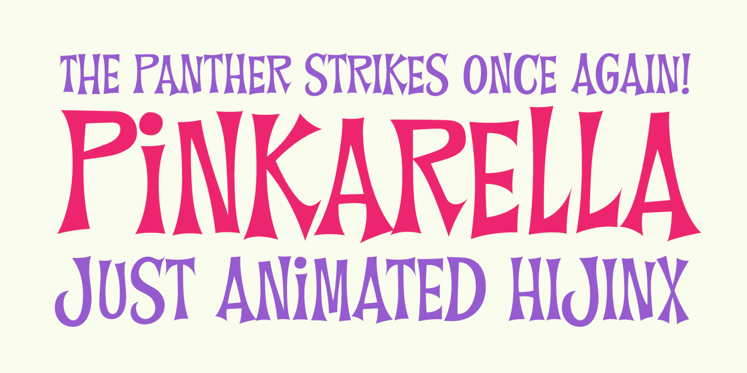 Pinkarella Font Poster #1