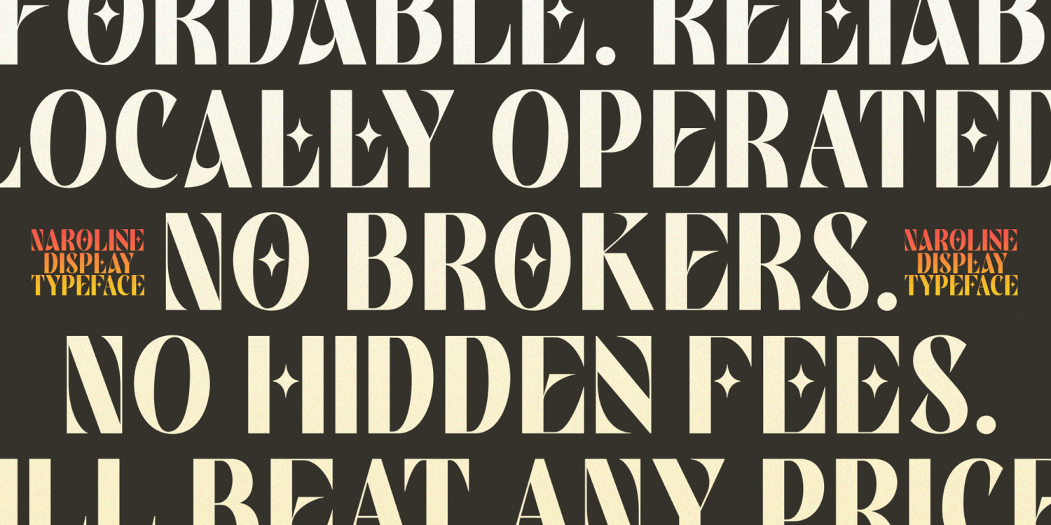 Naroline Font Poster #1