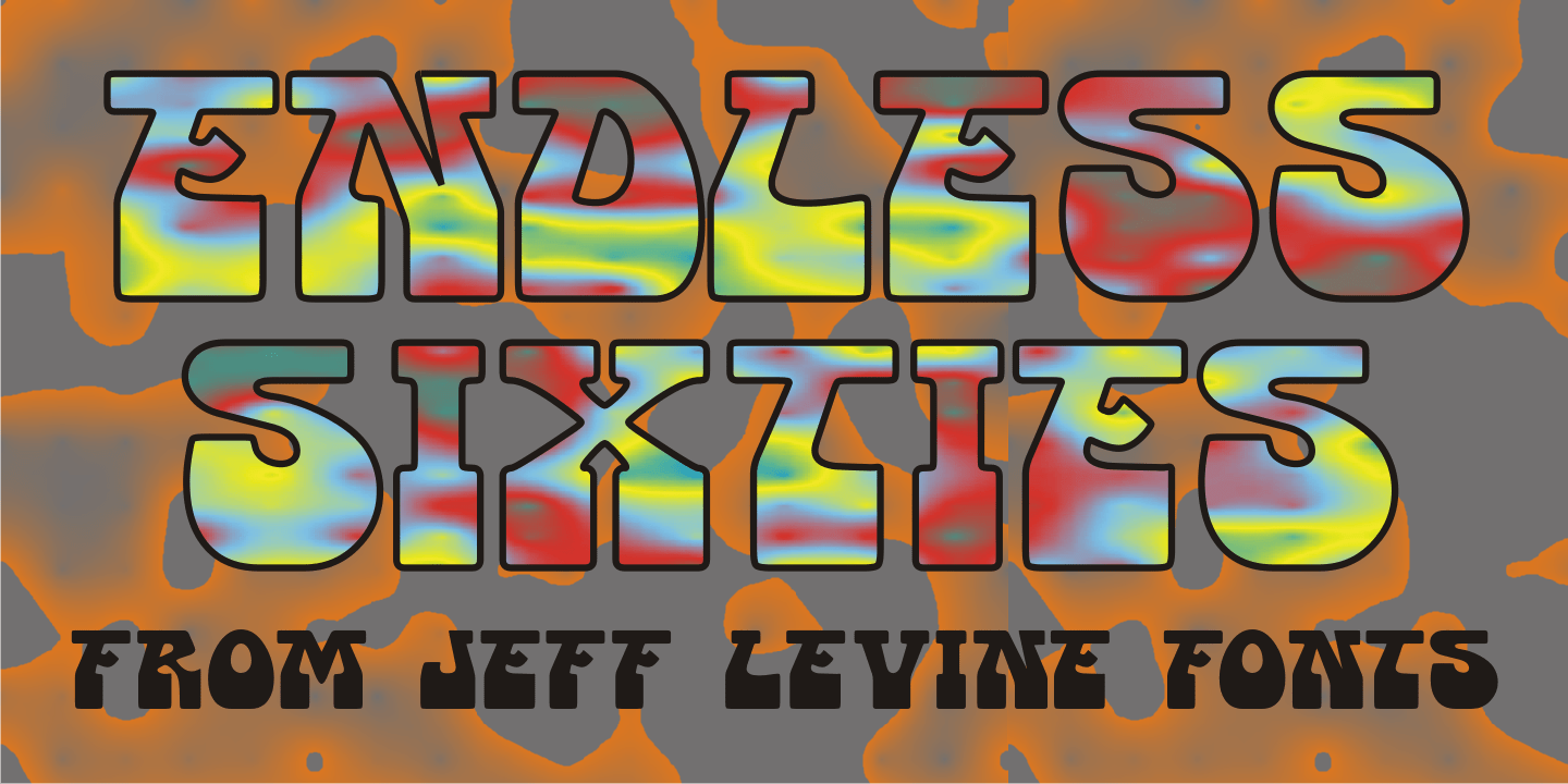 Endless Sixties Font Poster #1