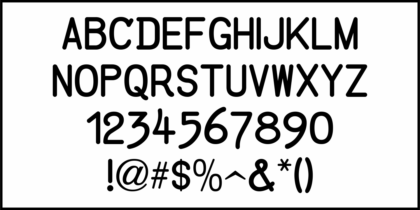 Message by Wire Font Poster #1