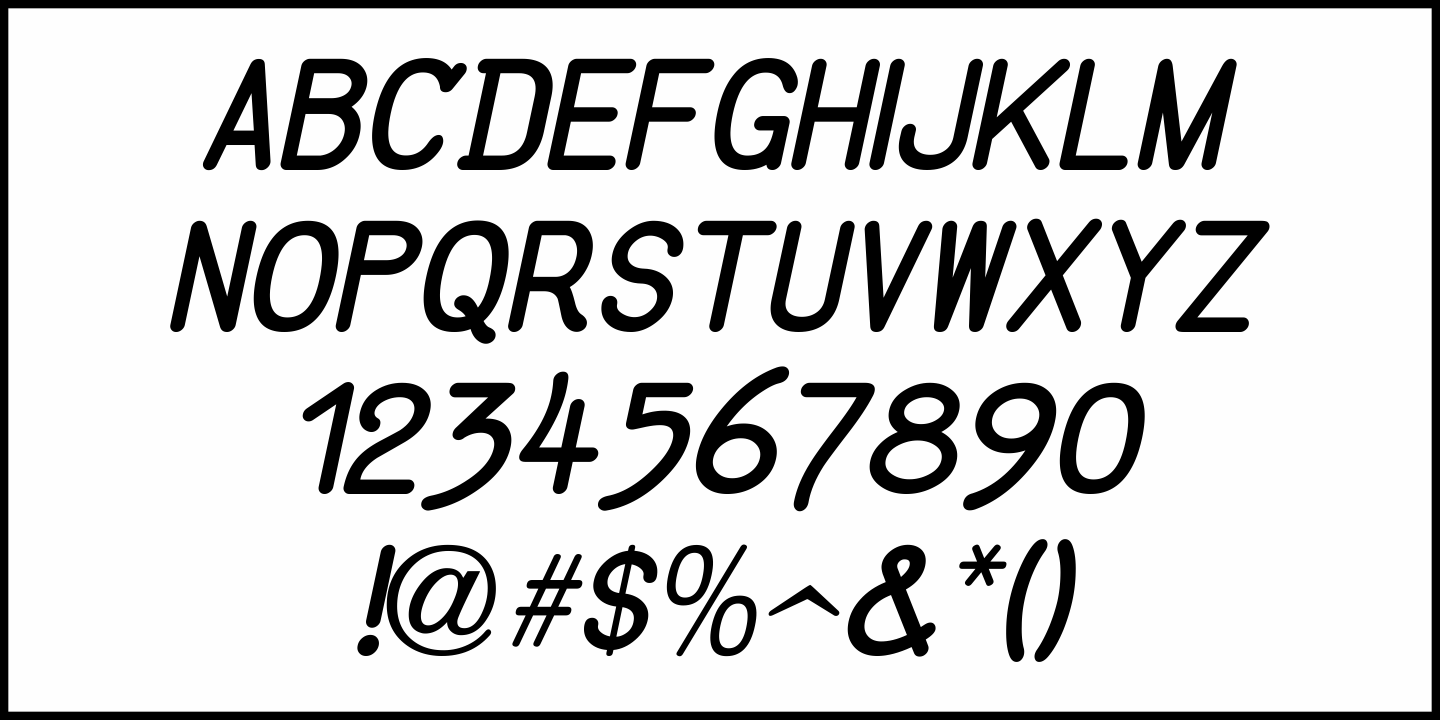 Message by Wire Font Poster #1