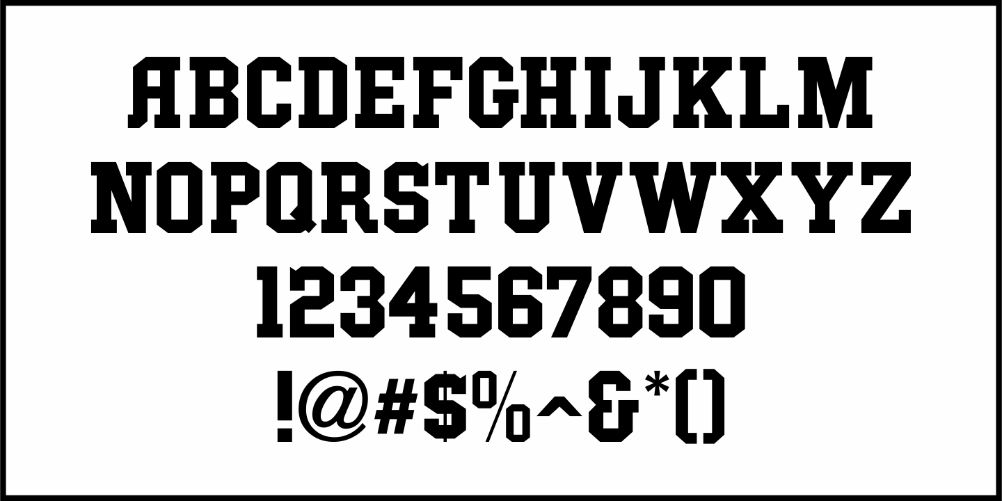 Game Rules Font Poster #3