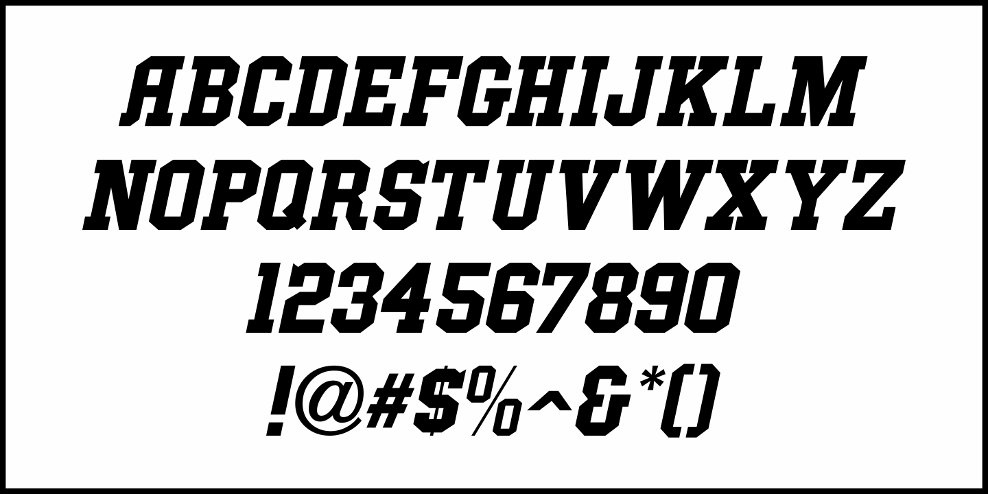 Game Rules Font Poster #5