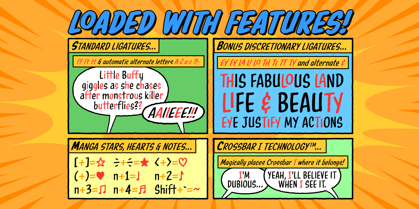 Tall Tales Font Poster #1