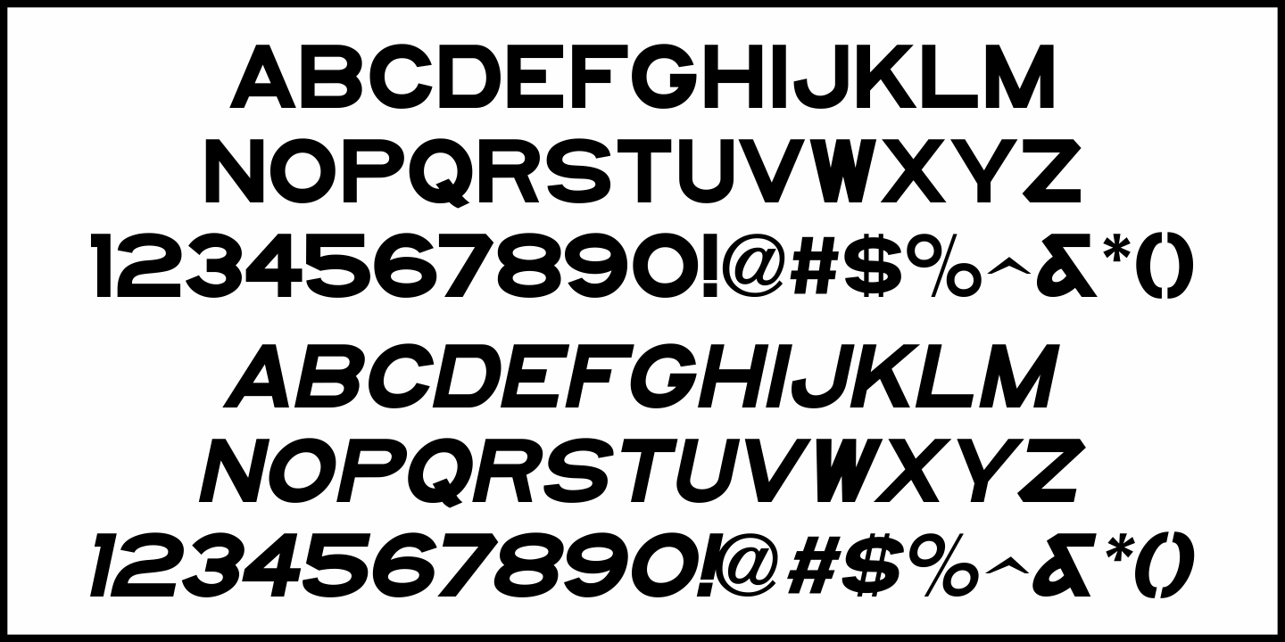 Theater Act Font Poster #5