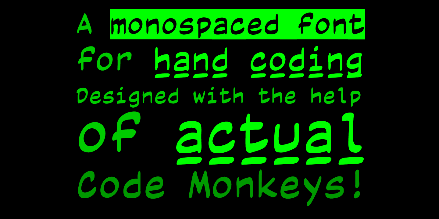 Code Monkey Font Family by Comicraft Fonts | Font Bros