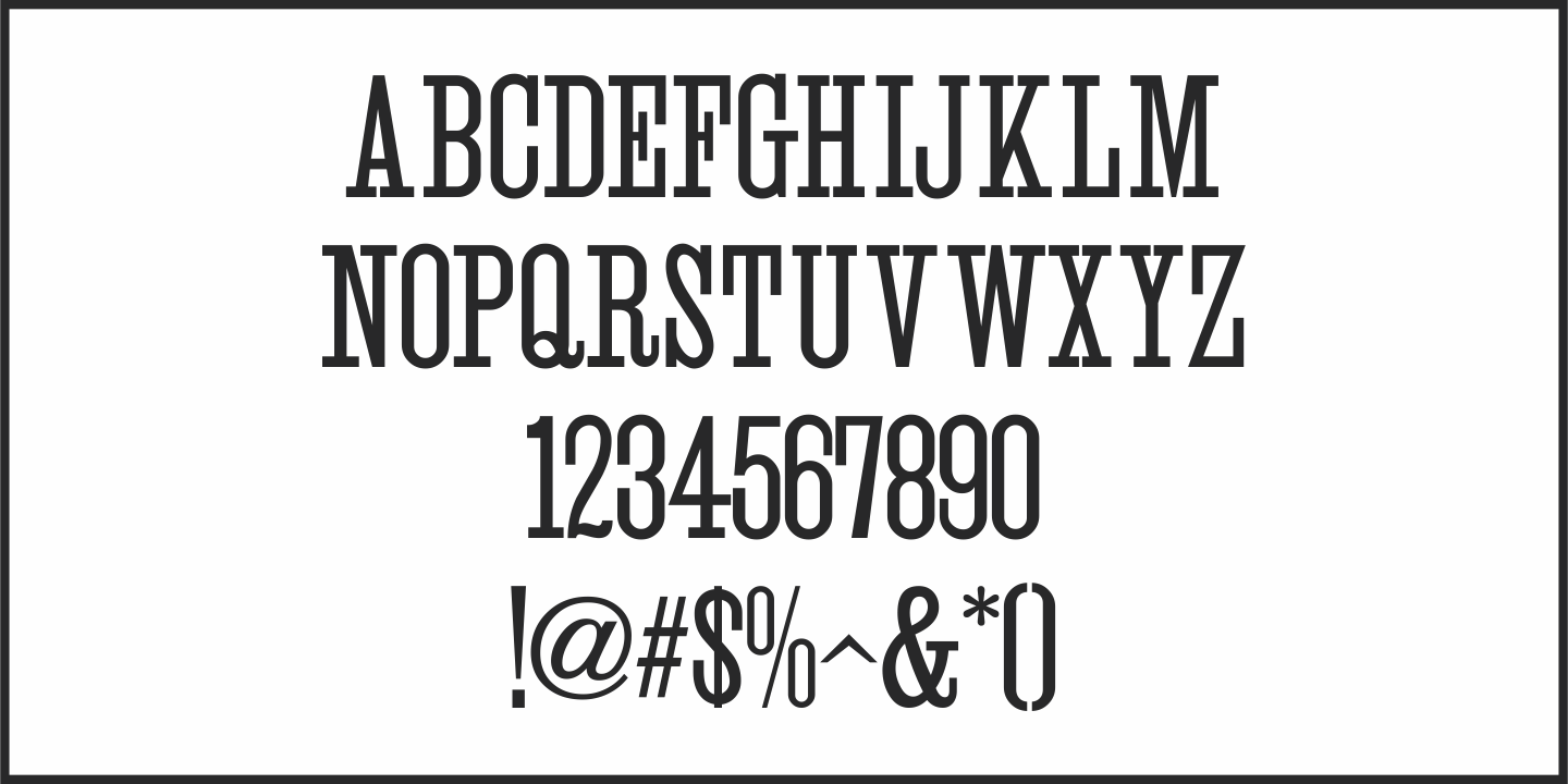 Local Printer Font Poster #3