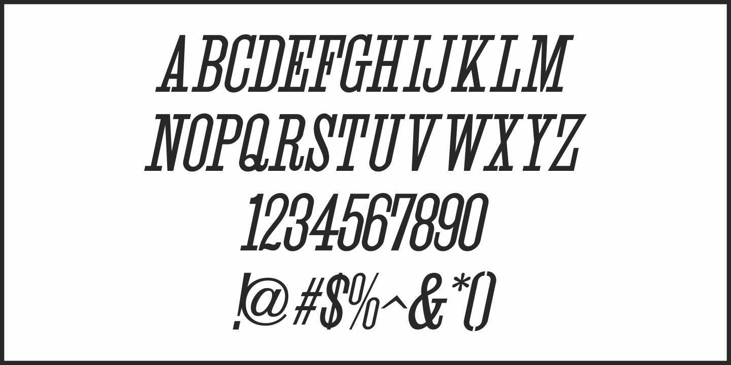 Local Printer Font Poster #5