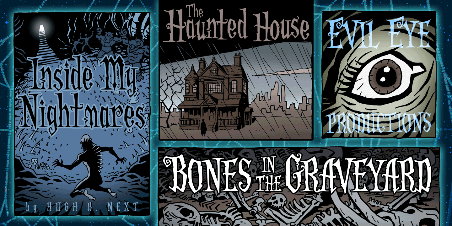 Altogether Ooky Font Poster #1