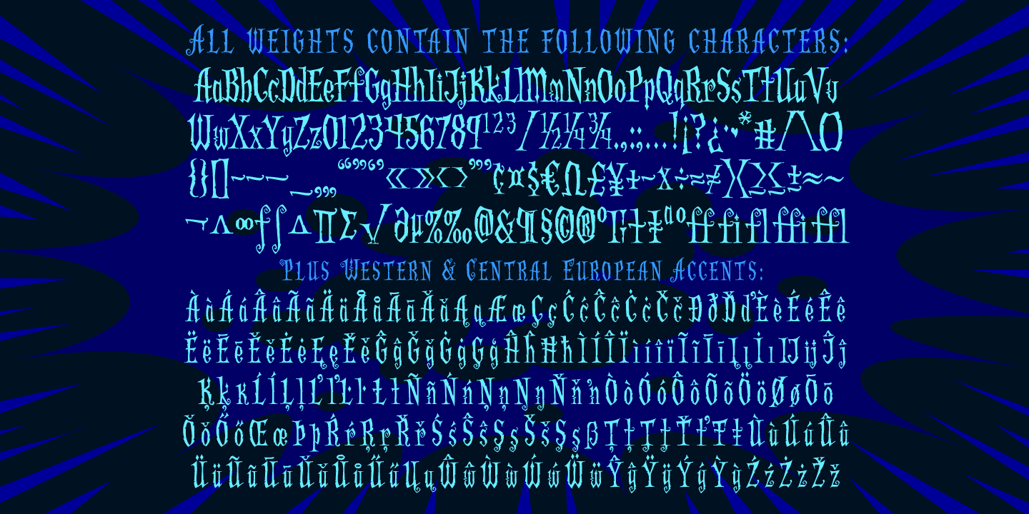 Altogether Ooky Font Poster #1