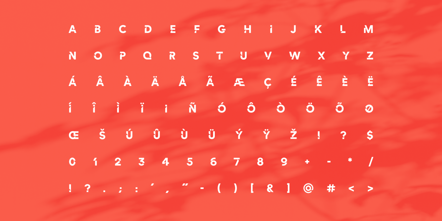 Angled Font Family - Poster #2
