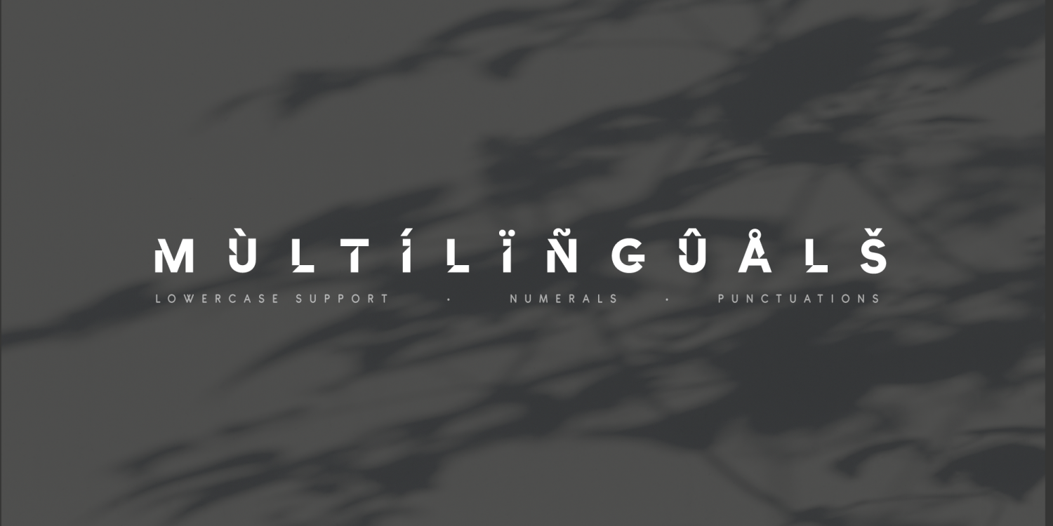 Angled Font Family - Poster #4