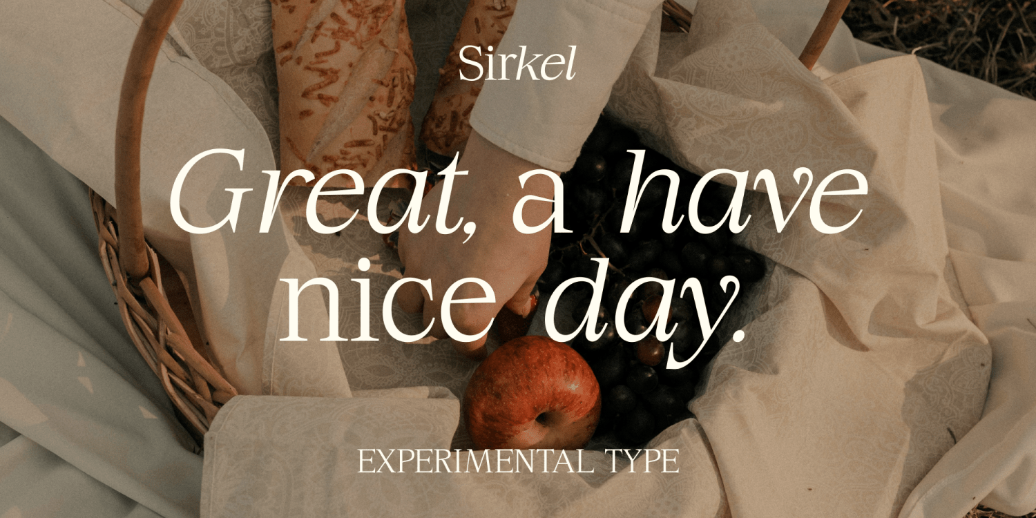 Sirkel Font Poster #1