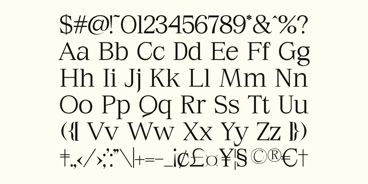 Sirkel Font Poster #1