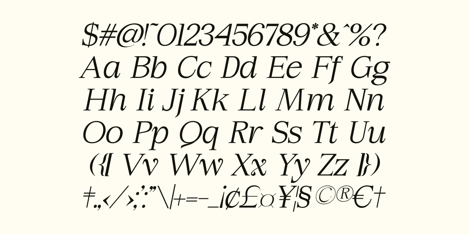Sirkel Font Poster #1