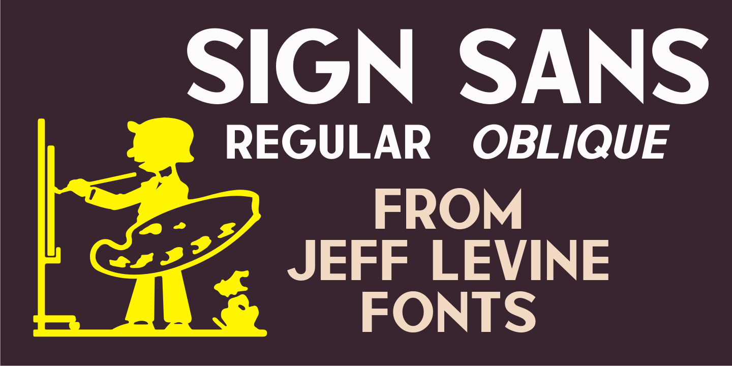 Sign Sans Font Poster #1