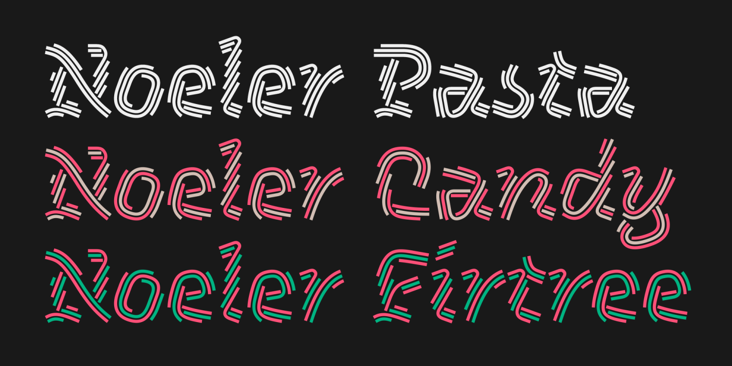 Noeler Font Poster #1