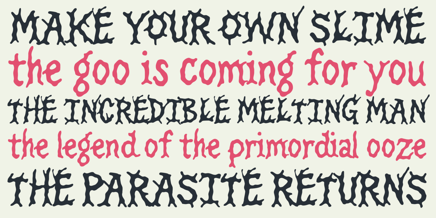 Blowsplat Font Poster #1