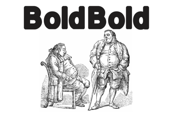 BoldBold Font Poster #1