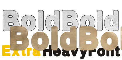 BoldBold Font Poster #1