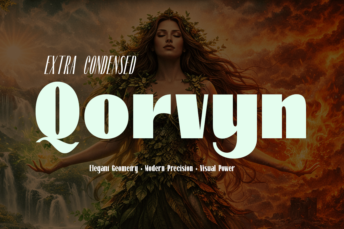 Qorvyn Extra Condensed Font Family