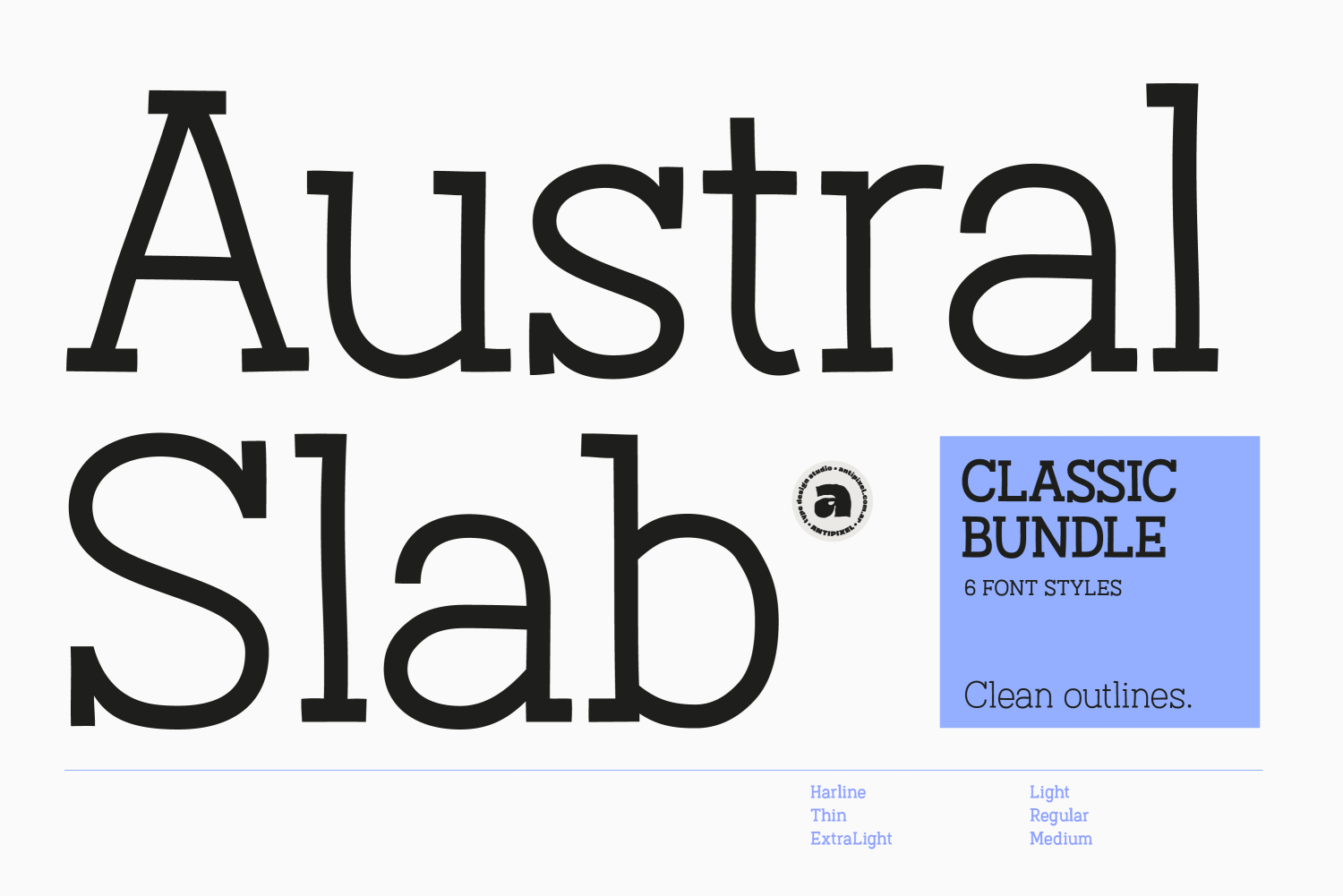 Austral Slab Classic Font Poster #1