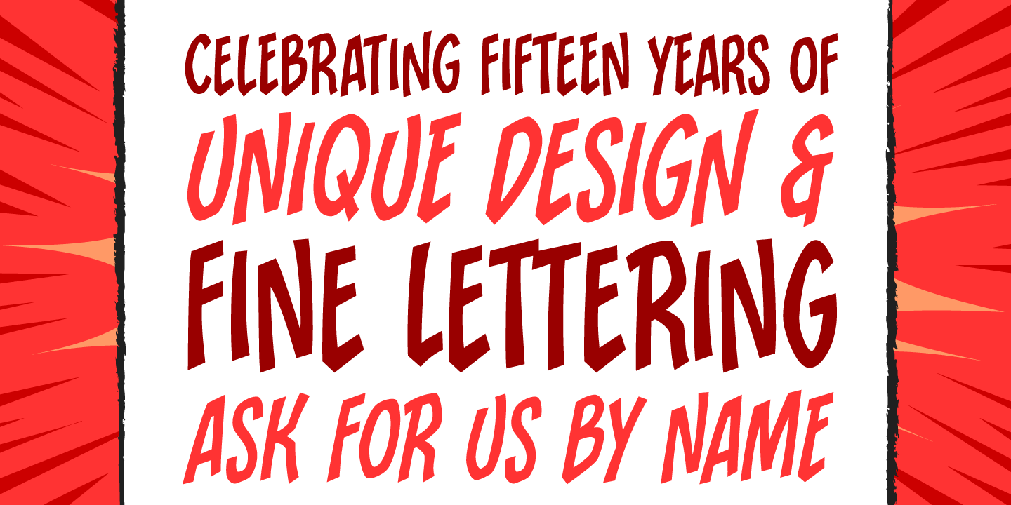 Comicraft Font Poster #1