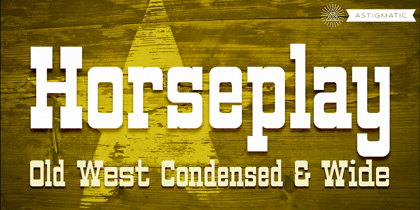 Horseplay Pro AOE Font Poster #1